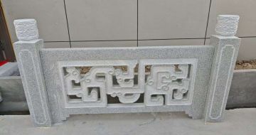 达州芝麻白河道栏杆 桥栏杆