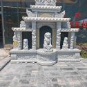 达州芝麻白中国黑石材套墓 花岗岩墓碑