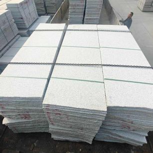 达州芝麻白毛板，石材毛板