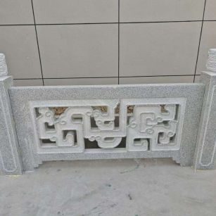 达州芝麻白河道栏杆 桥栏杆