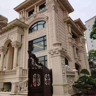 达州黄金麻别墅外墙异形定制