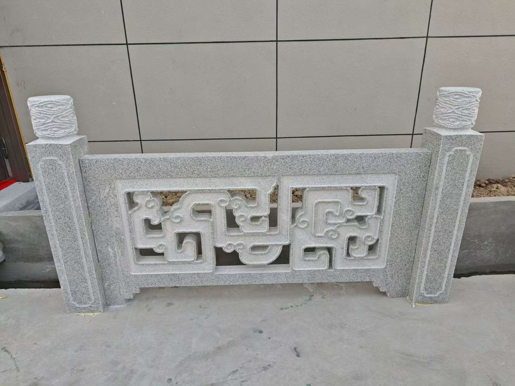 达州芝麻白河道栏杆 桥栏杆